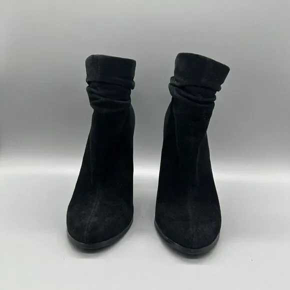 Aldo Black Ankle Boots Booties Heels Sevayn Suede Black Size 8.5 - Picture 3 of 8